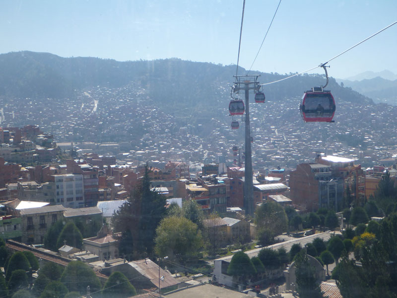 La Paz Bolivia Sky Tram